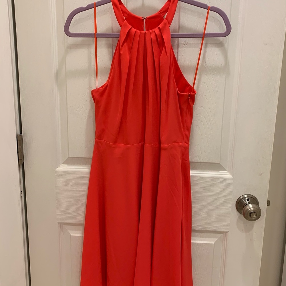 Express Halter Neck Chiffon Dress